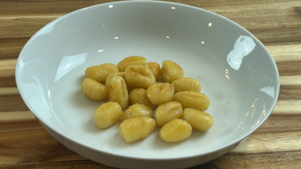 Bowl of gnocchi.